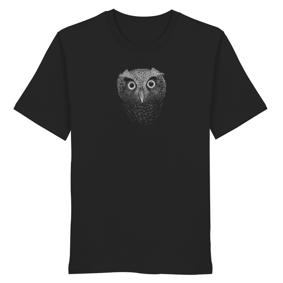 Eule Kritzelkunst Illustration - Organic Shirt