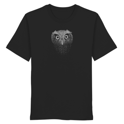 Eule Kritzelkunst Illustration - Organic Shirt