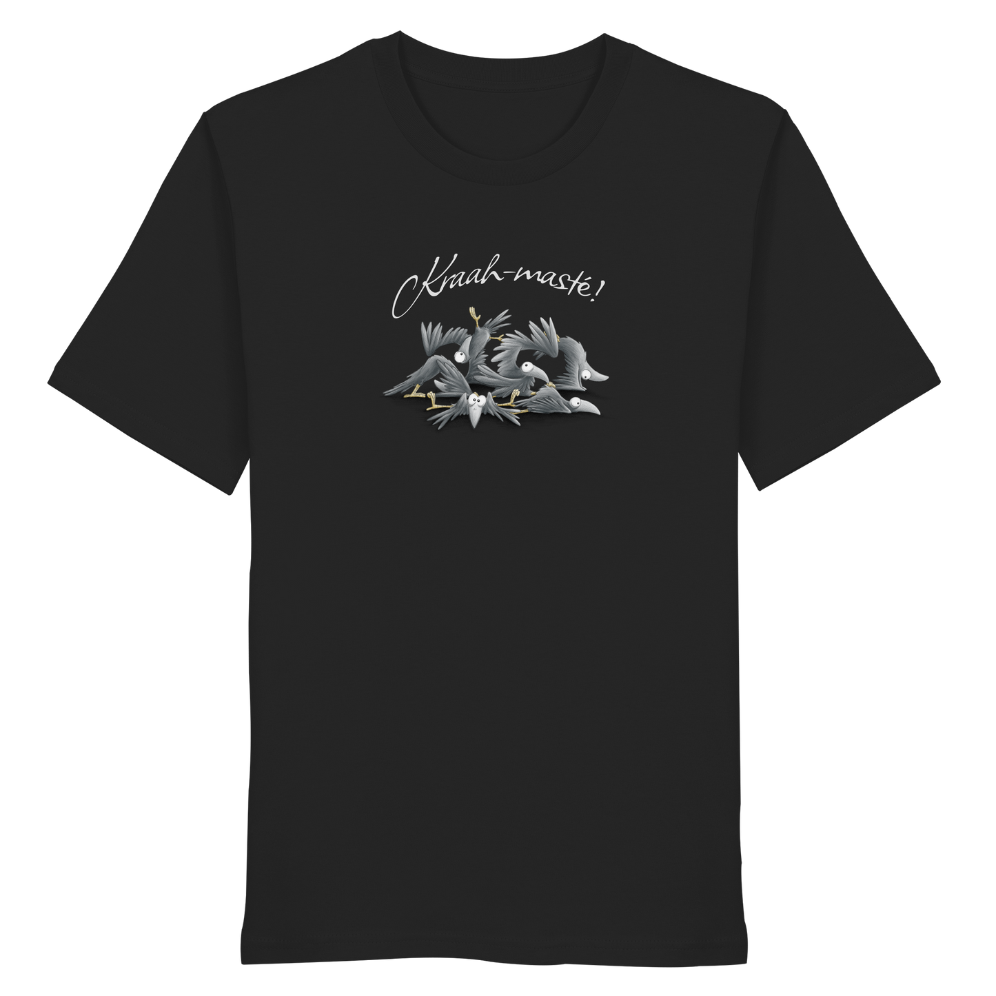 Kraah-masté! Yoga Raben Krähen - Organic Shirt