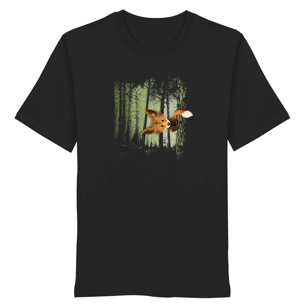 Fuchs im Zwielicht-Wald - Organic Shirt