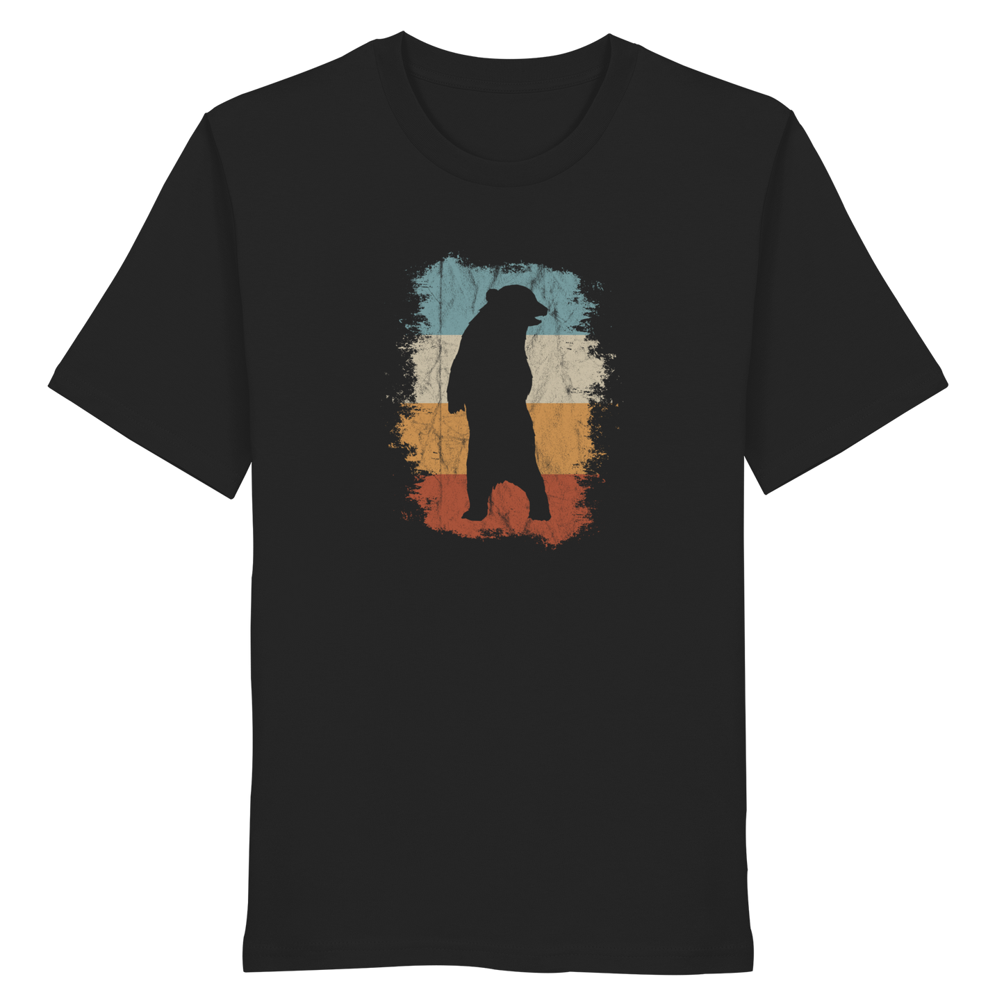 Retro Bären-Silhouette - Organic Shirt