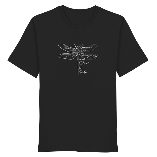Breite die Flügel aus und flieg los | Libelle - Organic Shirt