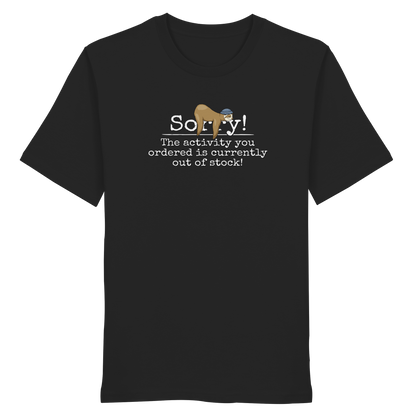 No-Activity Faultier - Organic Shirt