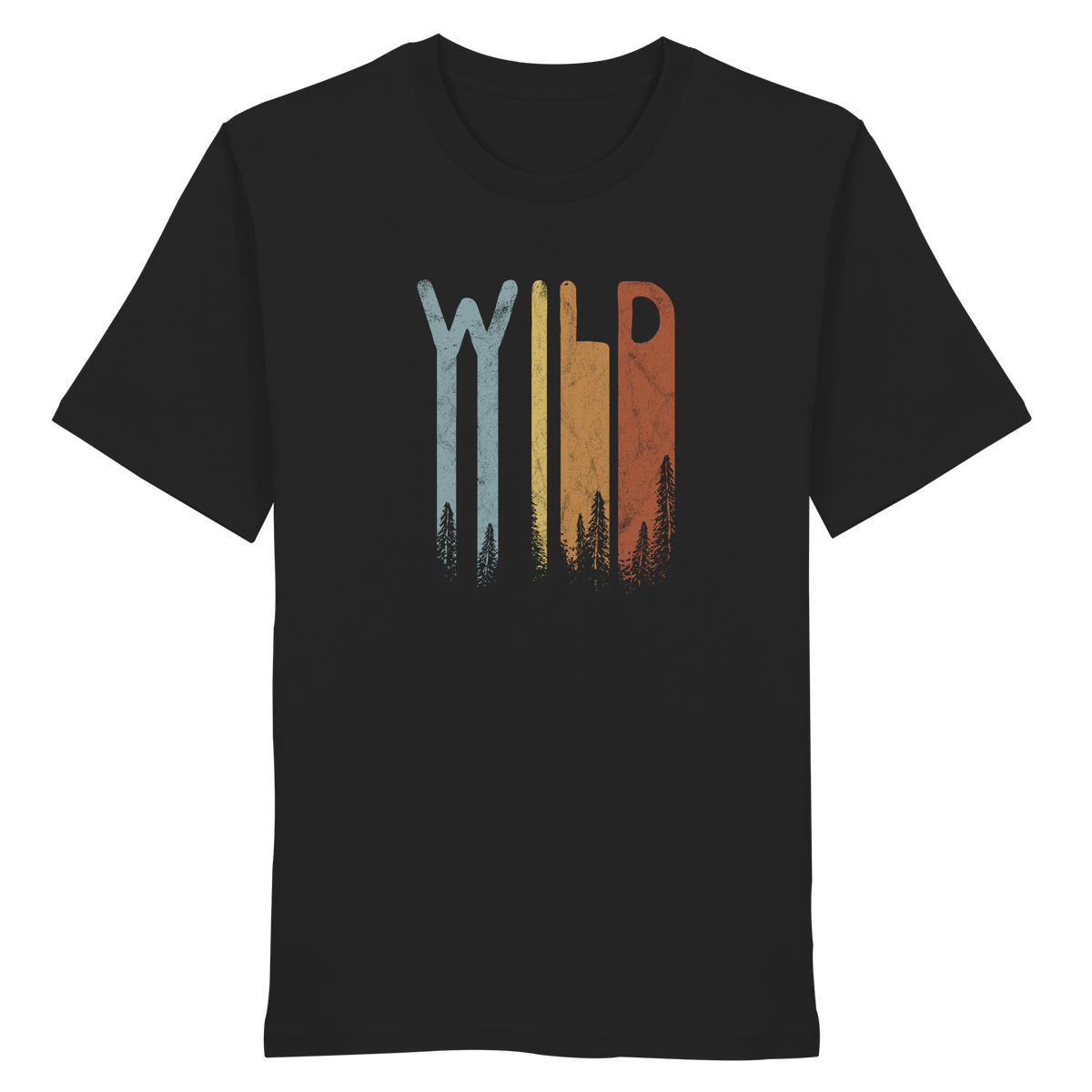 Wild Retro Schriftzug - Organic Shirt