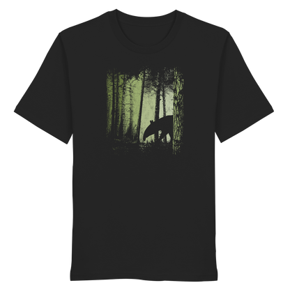 Lässiger Tapir im Zwielicht Wald - Organic Shirt