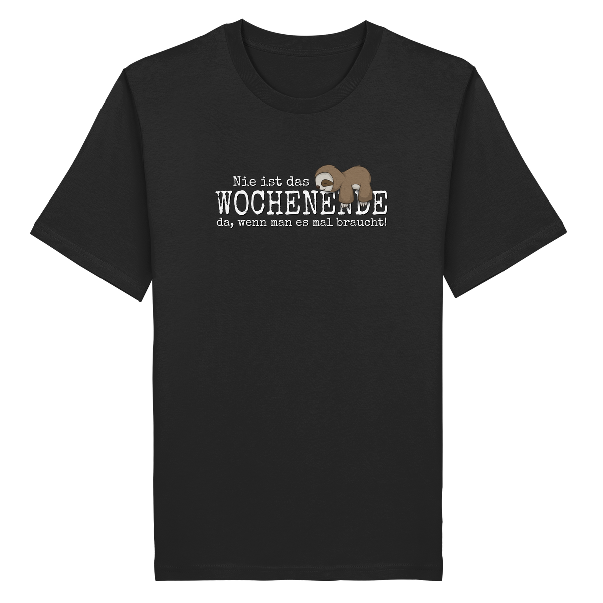 Kawaii Faultier Wochenende - Organic Shirt