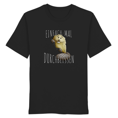 Einfach mal Durchbeissen Biber - Organic Shirt