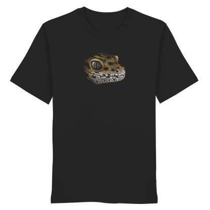 Leopard Gecko Skizze Kritzelkunst - Organic Shirt