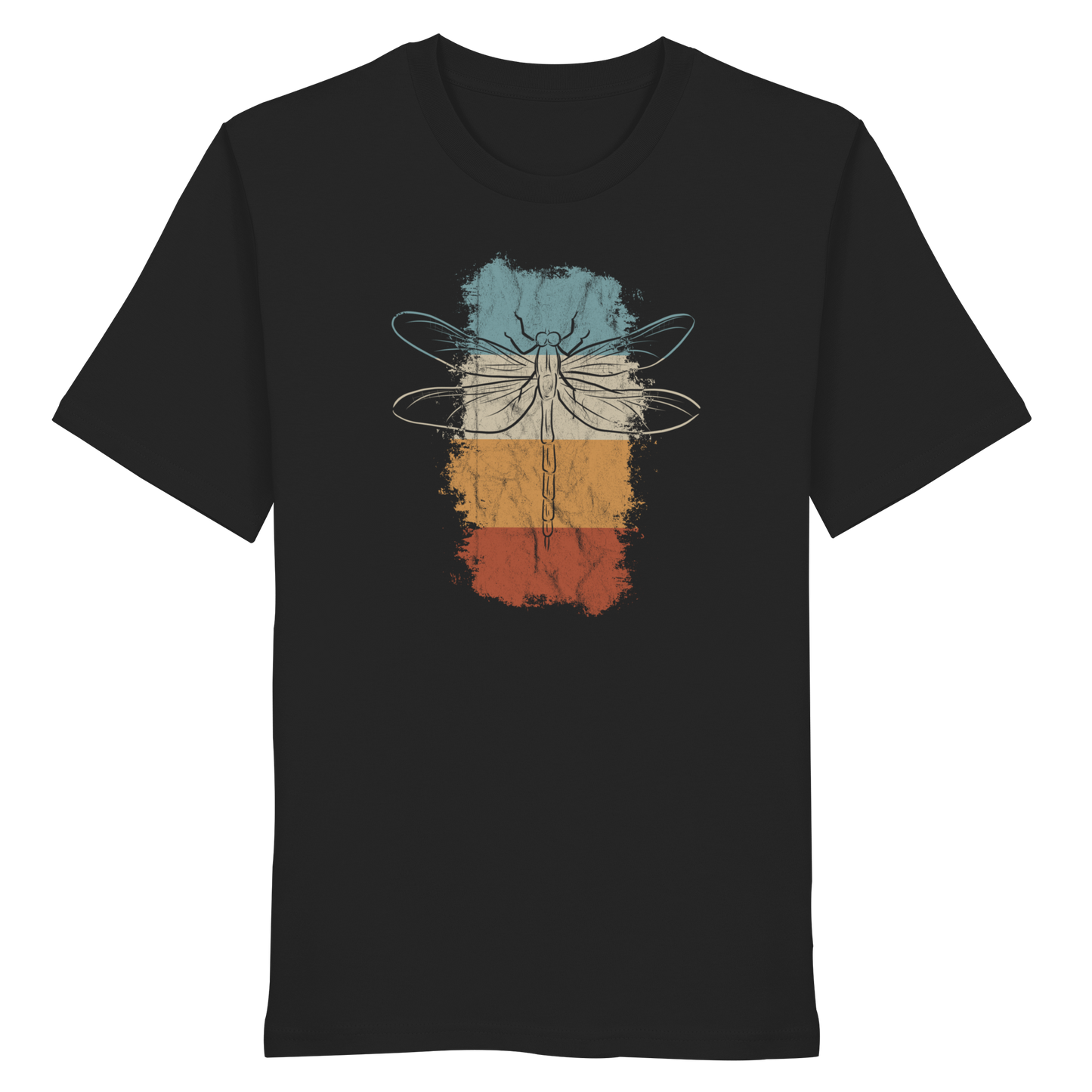 Retro Kunst Libelle | Vintage Dragonfly - Organic Shirt