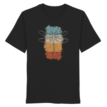 Retro Kunst Libelle | Vintage Dragonfly - Organic Shirt