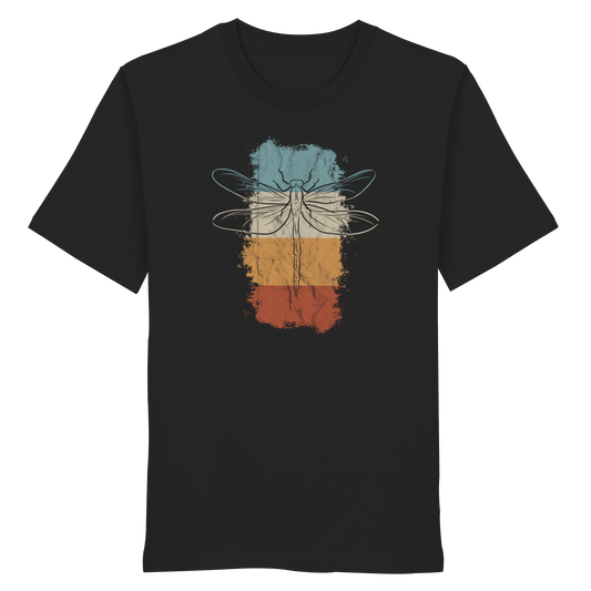 Retro Kunst Libelle | Vintage Dragonfly - Organic Shirt