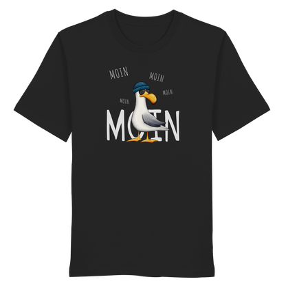 Moin Moin Lässige Hipster Möwe  - Organic Shirt