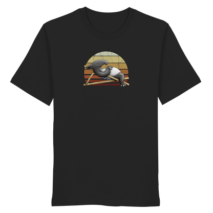 Lässiger Retro Sundown Tapir - Organic Shirt