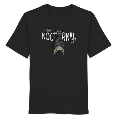 100% nachtaktive Fledermaus - Organic Shirt