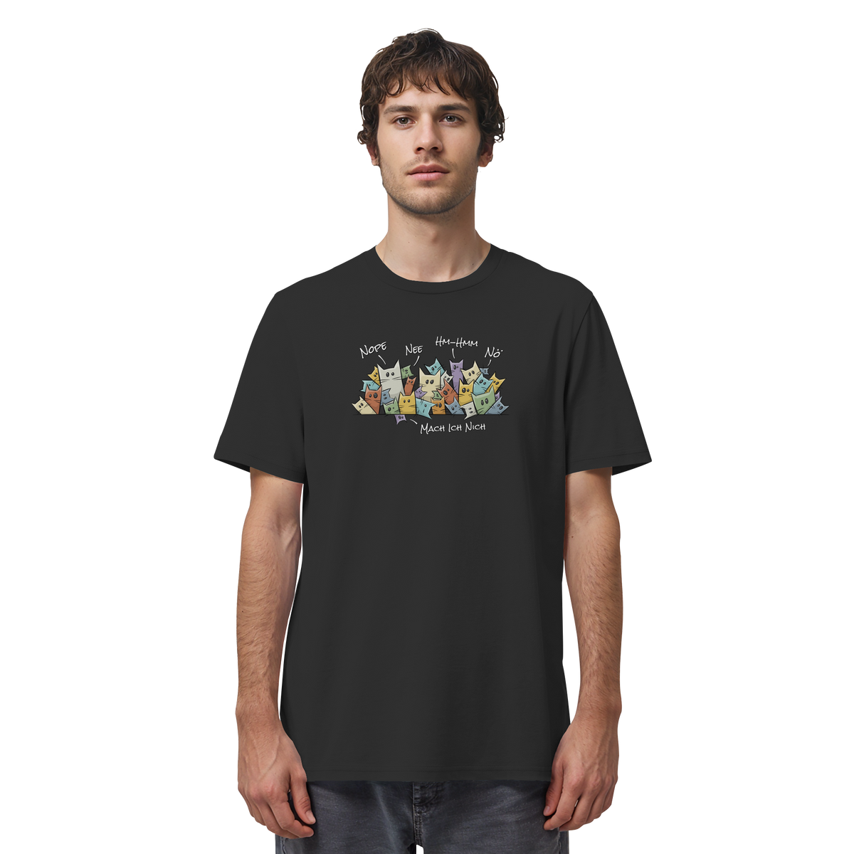 Nope, Nee, Nö Katzen - Organic Shirt