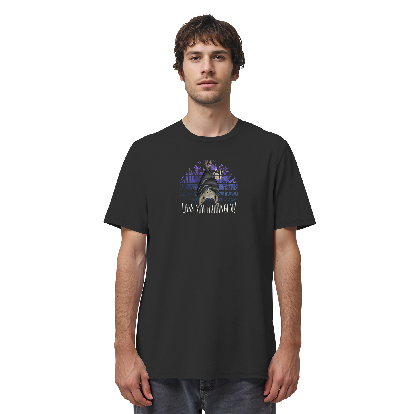 Lass mal abhängen Fledermaus - Organic Shirt
