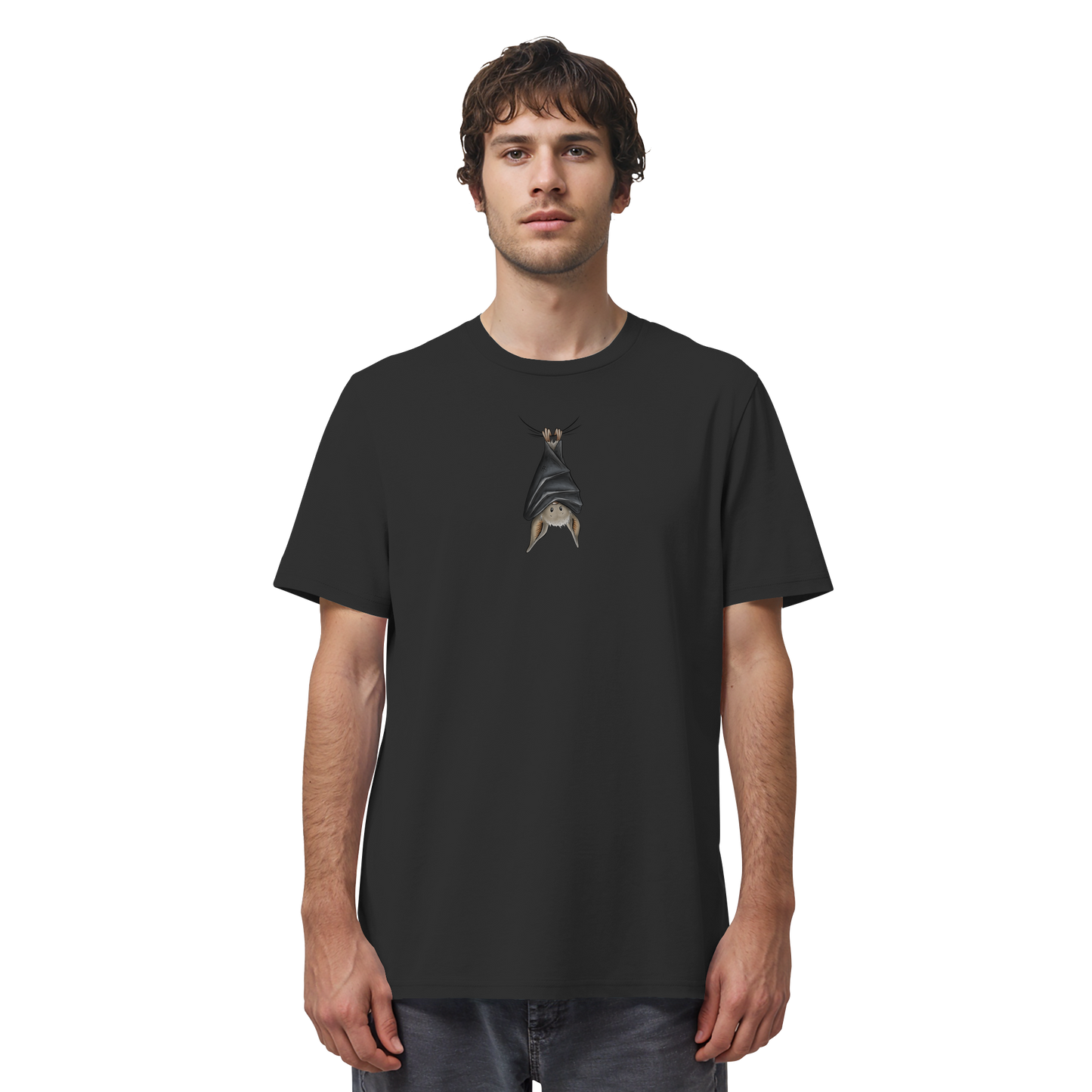 Lustig chillende Fledermaus - Organic Shirt