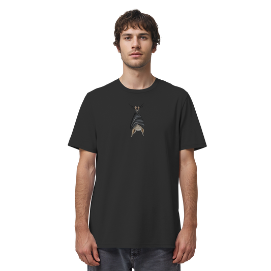 Lustig chillende Fledermaus - Organic Shirt