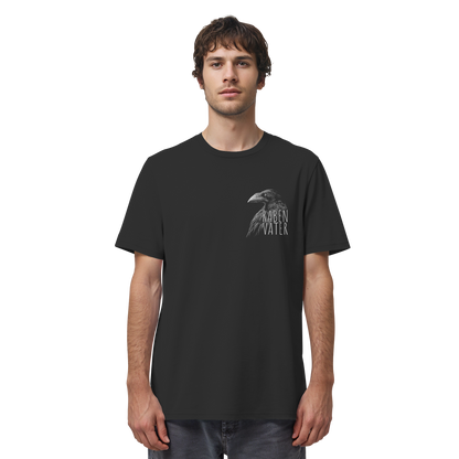 Rabenvater schwarzer Rabe Krähe - Organic Shirt