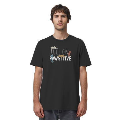 Full On Pawsitive! Gechillte Katzen - Organic Shirt
