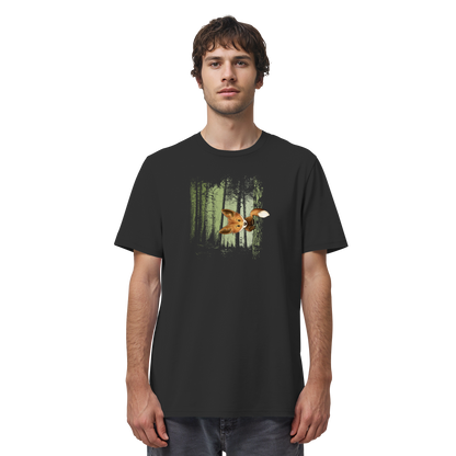 Fuchs im Zwielicht-Wald - Organic Shirt