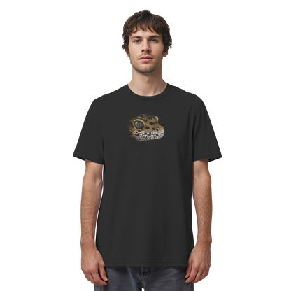 Leopard Gecko Skizze Kritzelkunst - Organic Shirt