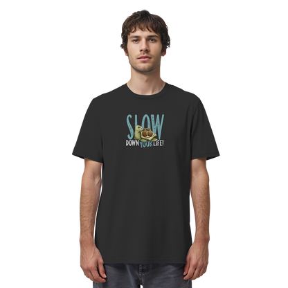 Slow Down Your Life Schildkröte - Organic Shirt