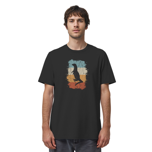 Retro Otter Fischotter Silhouette - Organic Shirt