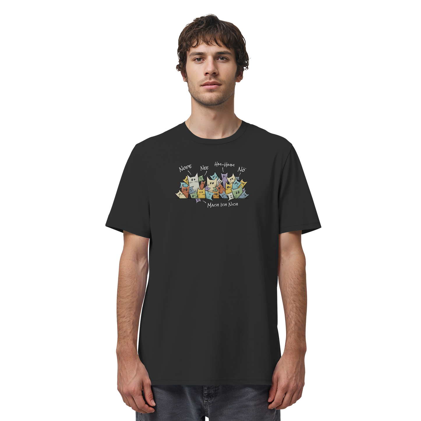 Nope, Nee, Nö Katzen - Organic Shirt