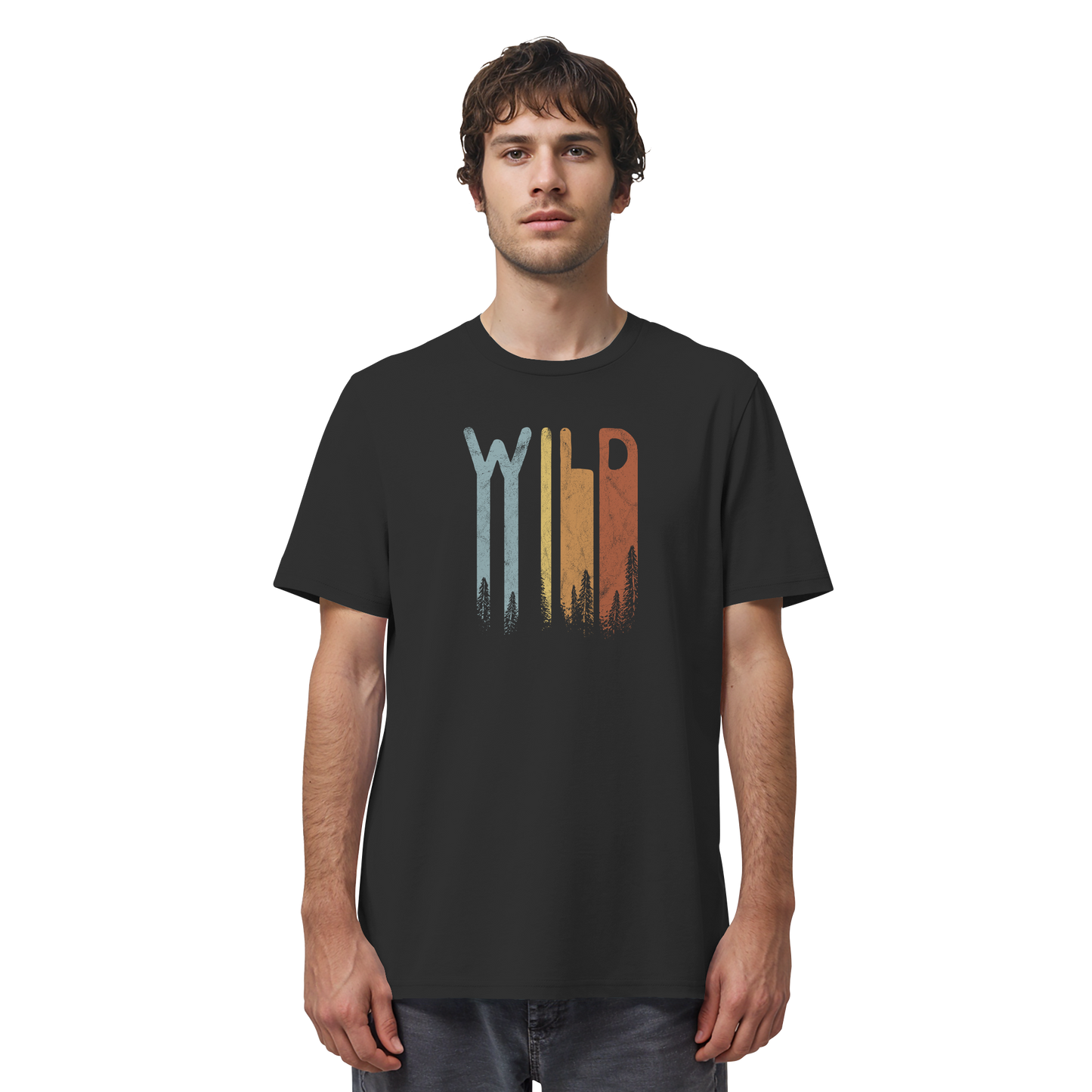Wild Retro Schriftzug - Organic Shirt