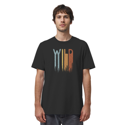 Wild Retro Schriftzug - Organic Shirt