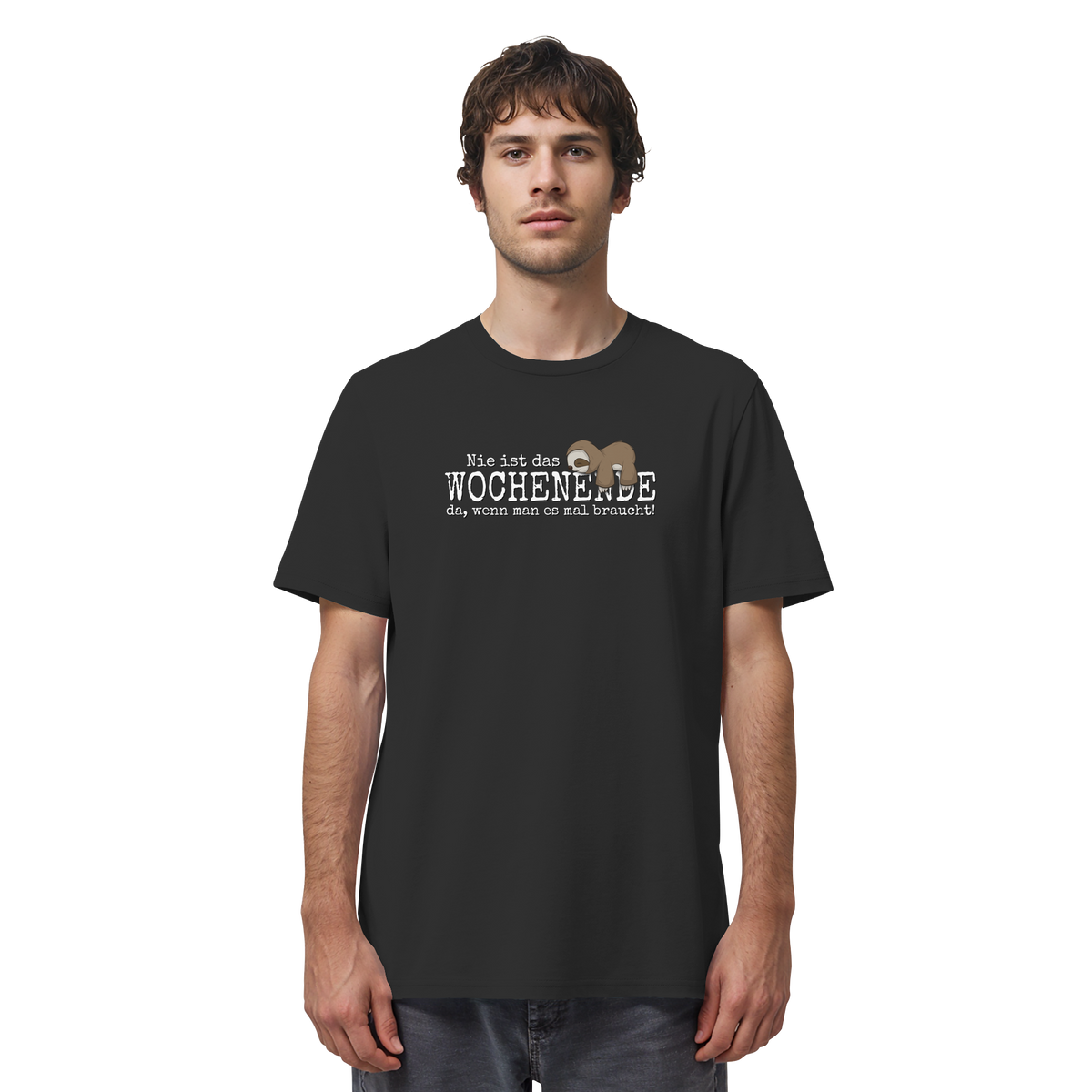 Kawaii Faultier Wochenende - Organic Shirt