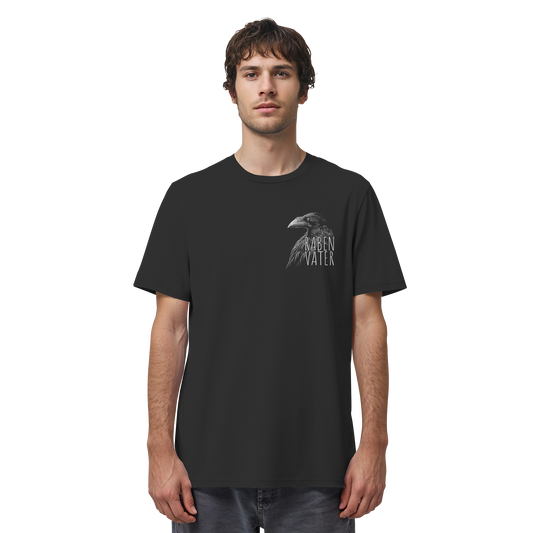 Rabenvater schwarzer Rabe Krähe - Organic Shirt