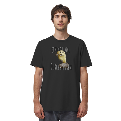 Einfach mal Durchbeissen Biber - Organic Shirt