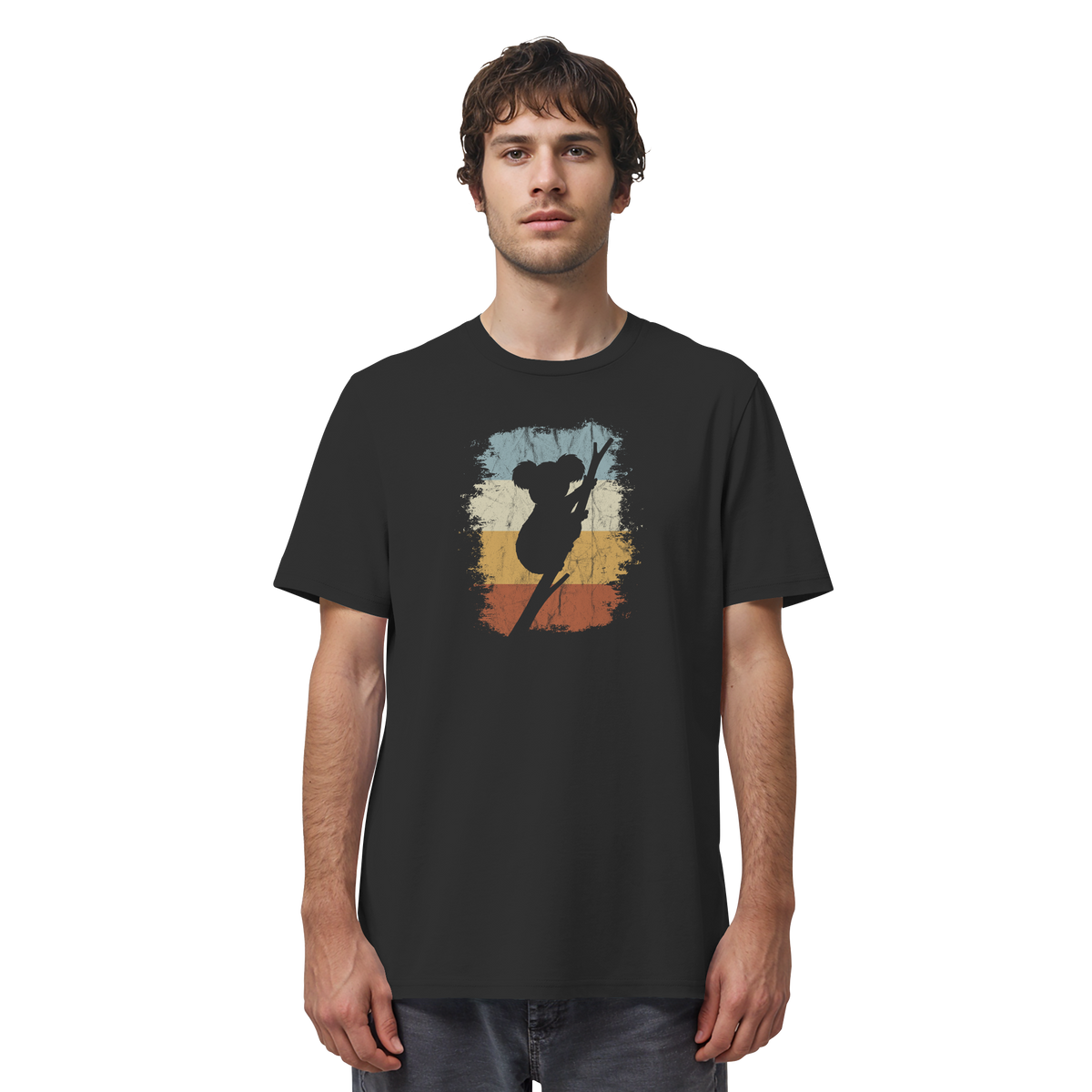 Retro kletternder Koala-Bär - Organic Shirt