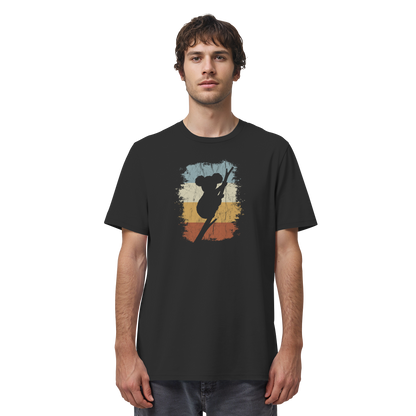 Retro kletternder Koala-Bär - Organic Shirt