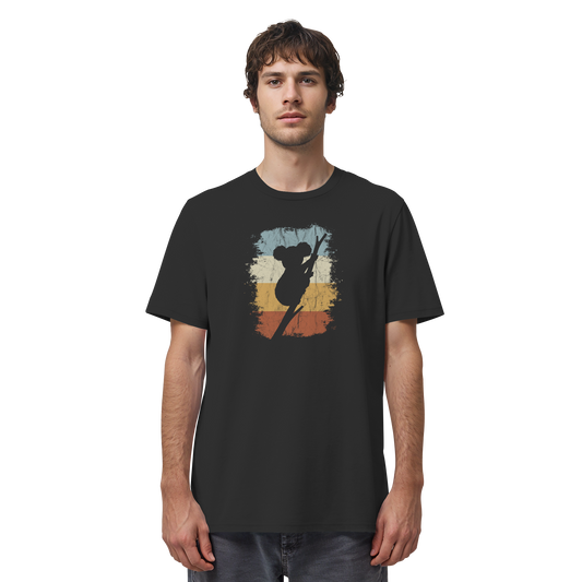 Retro kletternder Koala-Bär - Organic Shirt