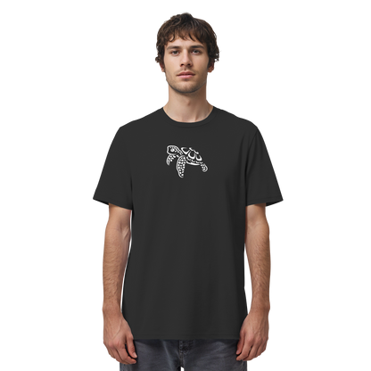 schwimmende Meeres-Schildkröte - Organic Shirt