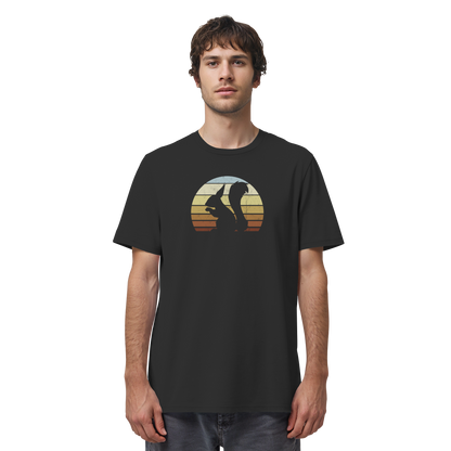 Retro Eichhörnchen Silhouette - Organic Shirt