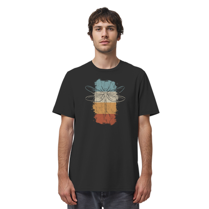 Retro Kunst Libelle | Vintage Dragonfly - Organic Shirt