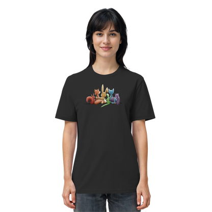 Regenbogen Tiere für Freundschaft, Toleranz und Vielfalt - Organic Shirt