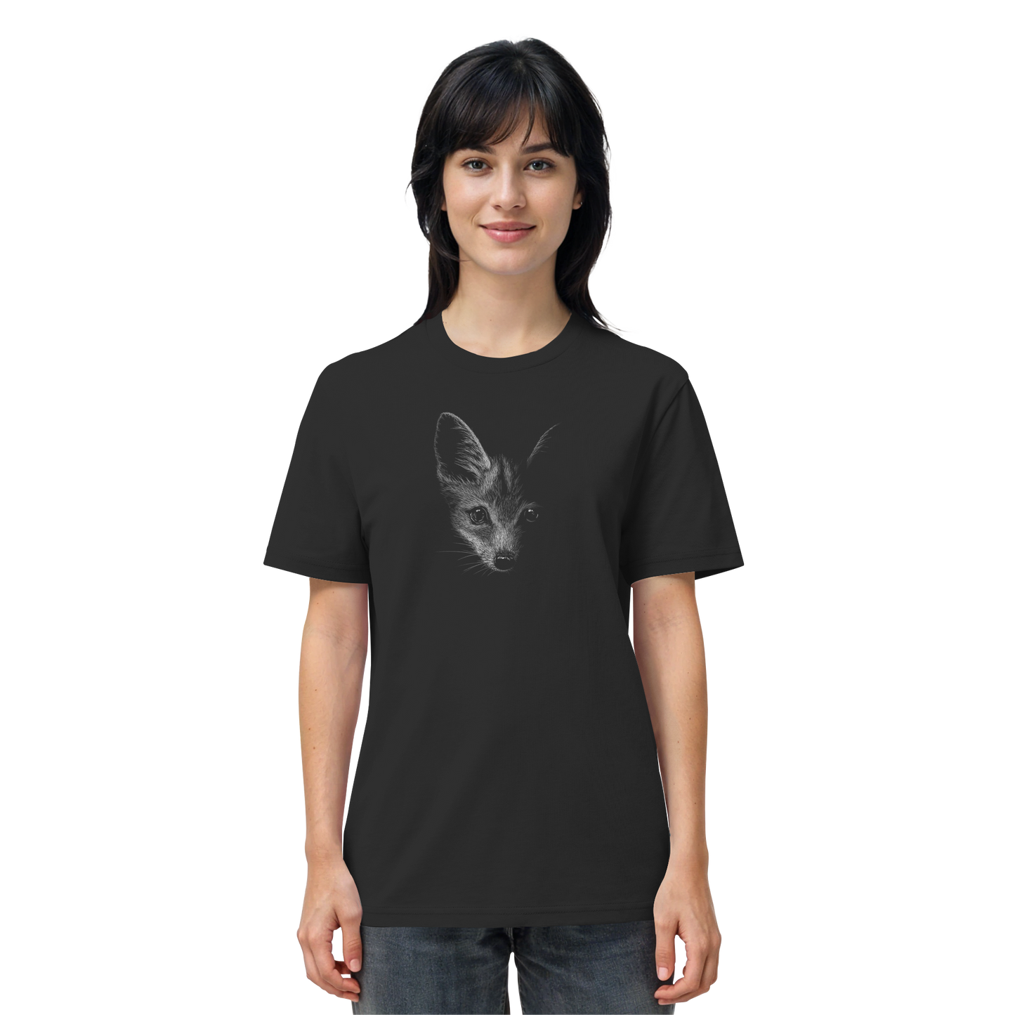 Fuchs Kritzelkunst Illustration - Organic Shirt