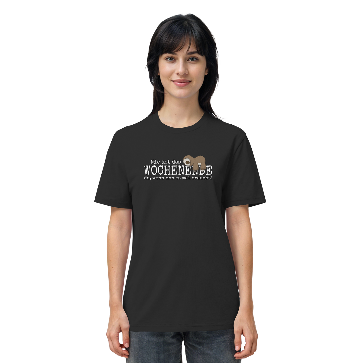 Kawaii Faultier Wochenende - Organic Shirt