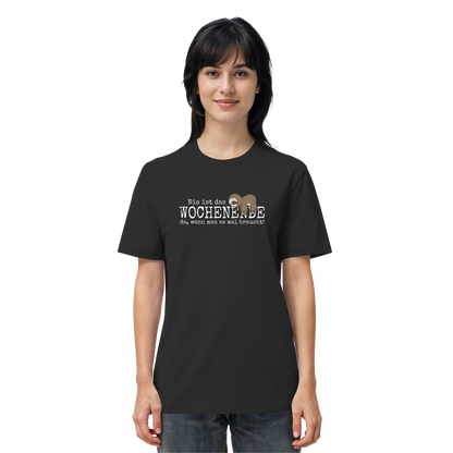 Kawaii Faultier Wochenende - Organic Shirt