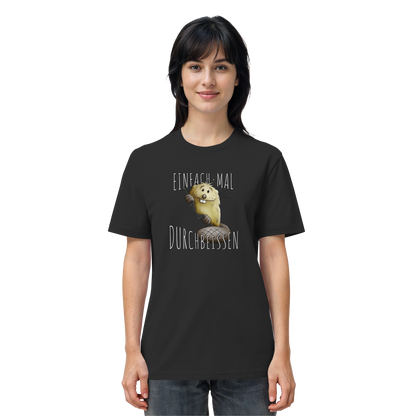 Einfach mal Durchbeissen Biber - Organic Shirt