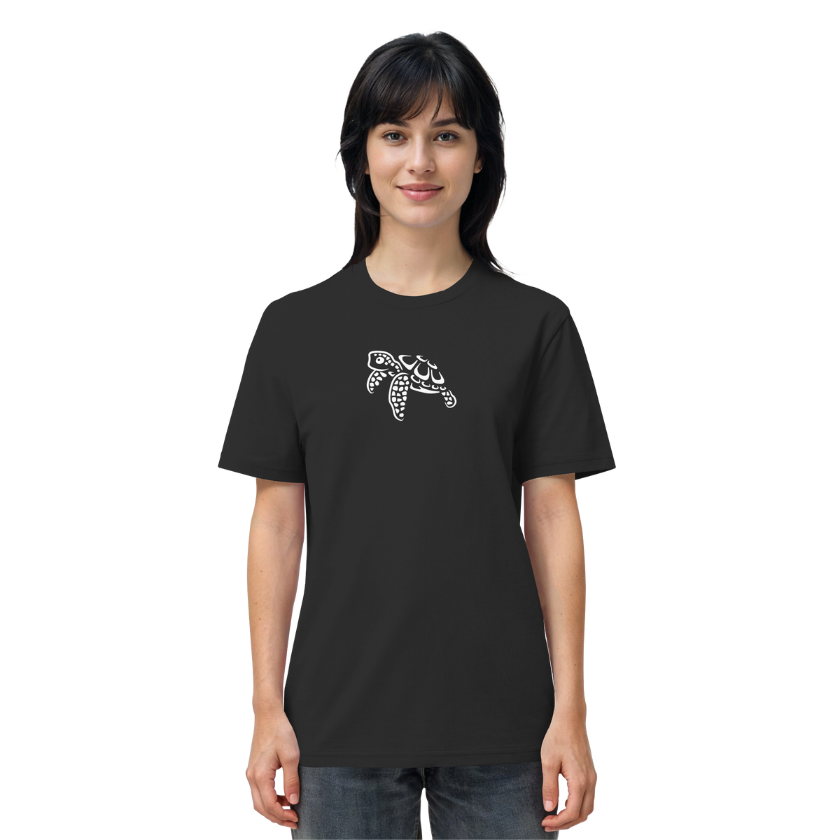 schwimmende Meeres-Schildkröte - Organic Shirt