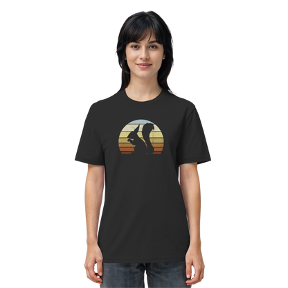 Retro Eichhörnchen Silhouette - Organic Shirt