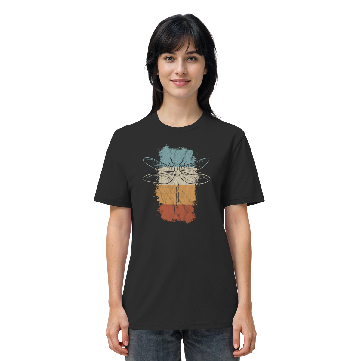Retro Kunst Libelle | Vintage Dragonfly - Organic Shirt