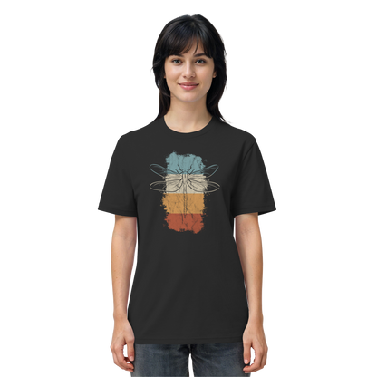 Retro Kunst Libelle | Vintage Dragonfly - Organic Shirt
