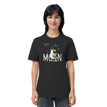 Moin Moin Lässige Hipster Möwe  - Organic Shirt